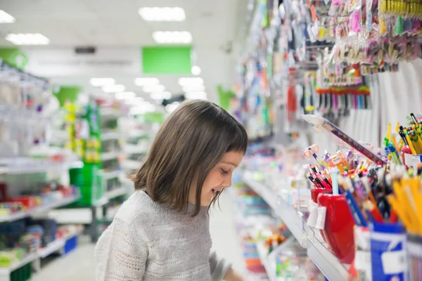 Első Osztályos Vásárlási Toll Ceruza Bookstor — Stock Fotó