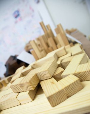 Çeşitli bulmacalar oyun odası tablo.