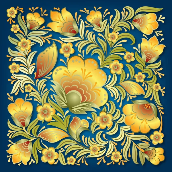 Abstrata primavera floral ornamento vetor ilustração — Vetor de Stock