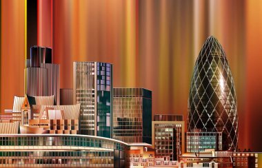 Tallinn manzaralı soyut kahverengi arkaplan