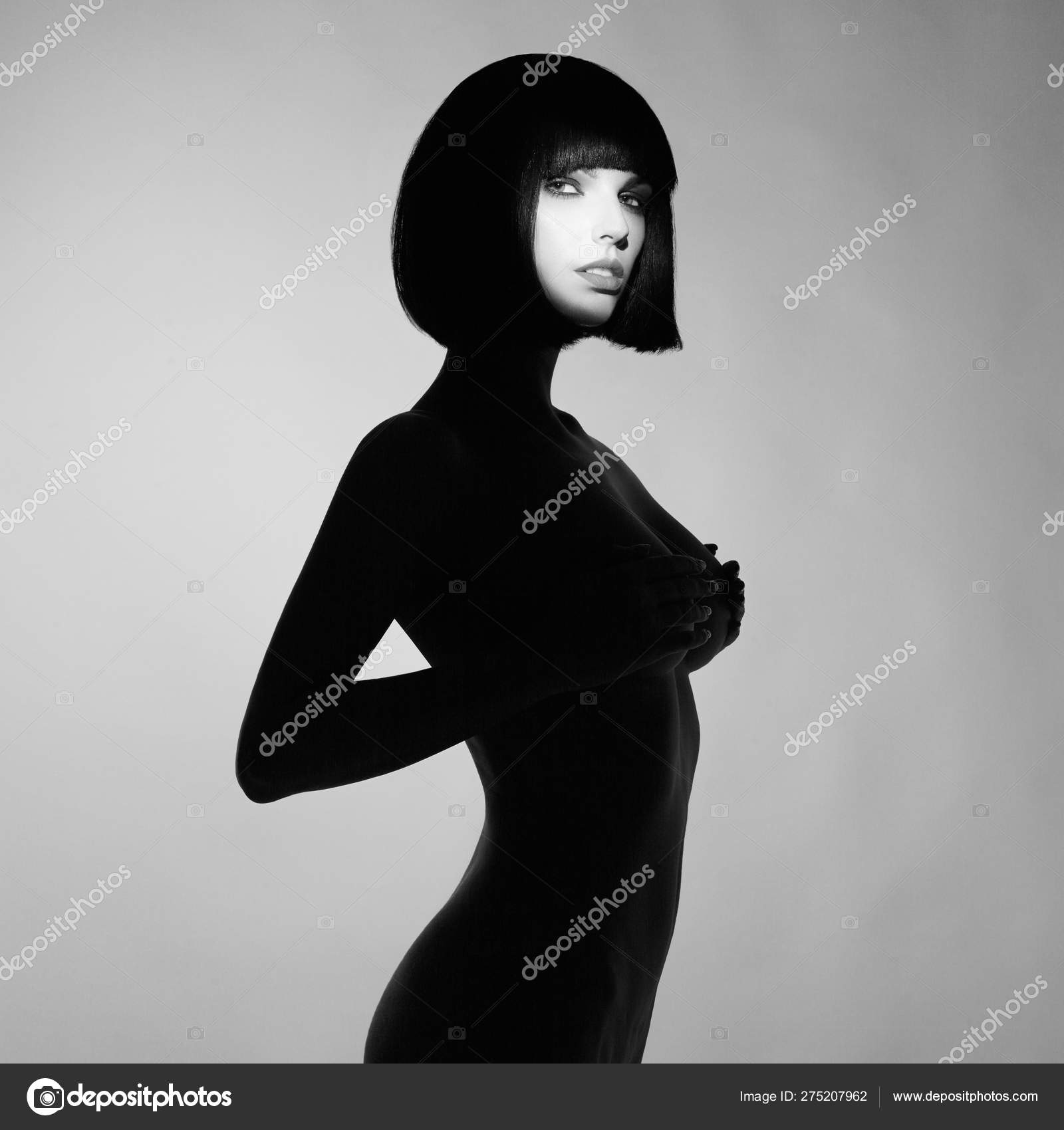 Nude elegant woman wearing shadow Stock Photo by ©egorrr 275207962 Nude elegant woman wearing shadow Stock Photo by ©egorrr 275207962