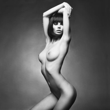 çıplak zarif Bayan