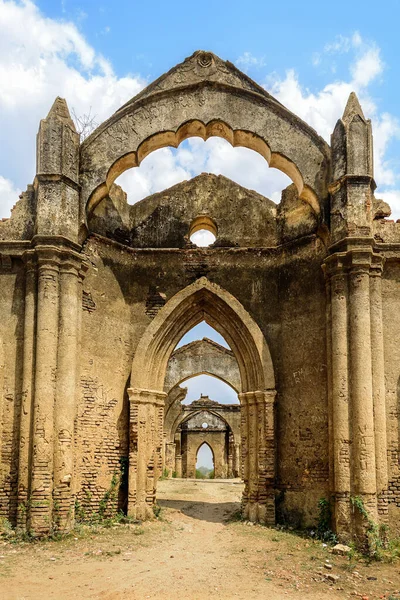 Ruins Old French Rosary Church Settihalli Karnataka — Stock Photo, Image