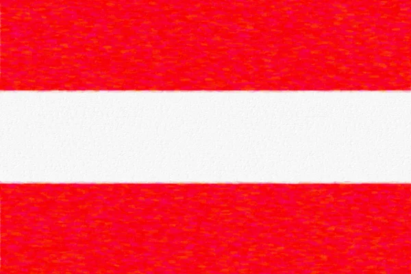Aquarel Vlag Van Oostenrijk Papier Textuur Symbool Van Independence Day — Stockfoto