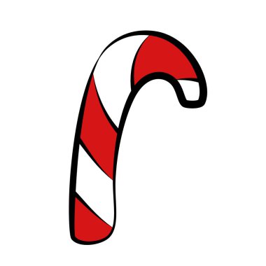 Şeker Noel, simge, çocuk çizim stili.