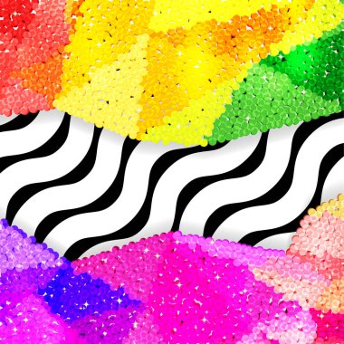 Glitter payet sınırında bir chevron arka plan, tatil kutlama desen bayram kartları, afişler, posterler için.