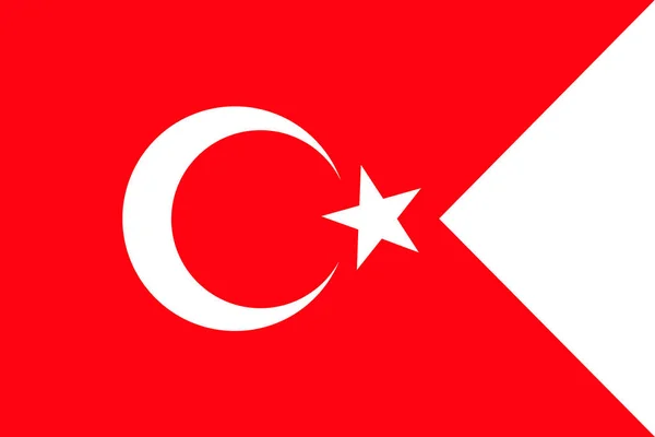 Bandiera Della Turchia Simbolo Del Giorno Dell Indipendenza Striscione Del — Vettoriale Stock