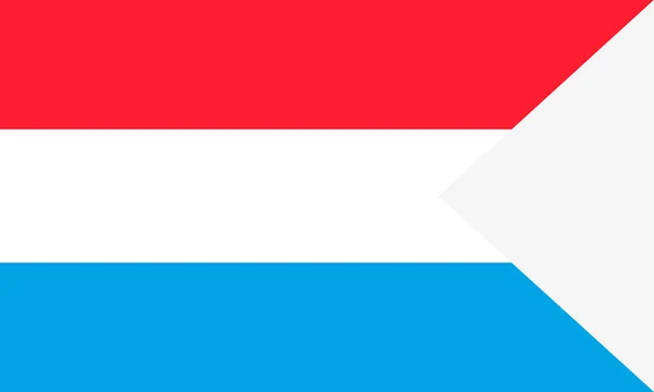 Drapeau Luxembourg Symbole Jour Indépendance Bannière Jeu Football Souvenir Bouton — Image vectorielle