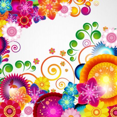 hediye kartı. çiçek tasarım arka plan.