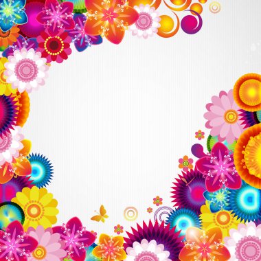 Hediyelik bayram çiçek tasarım arka plan.