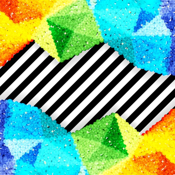 Bordo Paillettes Glitter Sfondo Chevron Motivo Festivo Cartoline Festive Banner — Vettoriale Stock