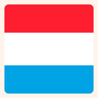 Lüksemburg bayrağı. Bağımsızlık günü, Hatıra spor oyunu, düğme dil, simge, sembol.