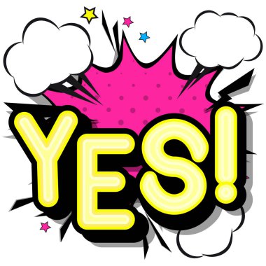 Evet. Gölgeli retro popart tarzı harfler.