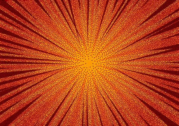 Абстрактный комический оранжевый фон для дизайна поп-арта. Ретро — стоковый вектор