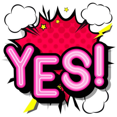 Evet, beyaz arka planda gölgeleri olan retro popart tarzı harfler..