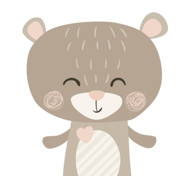 Sevimli ayı Yazdır