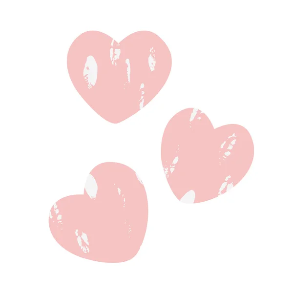 Ilustração do coração bonito. Elemento de decoração moderna para o dia de Valentane e casamento — Vetor de Stock