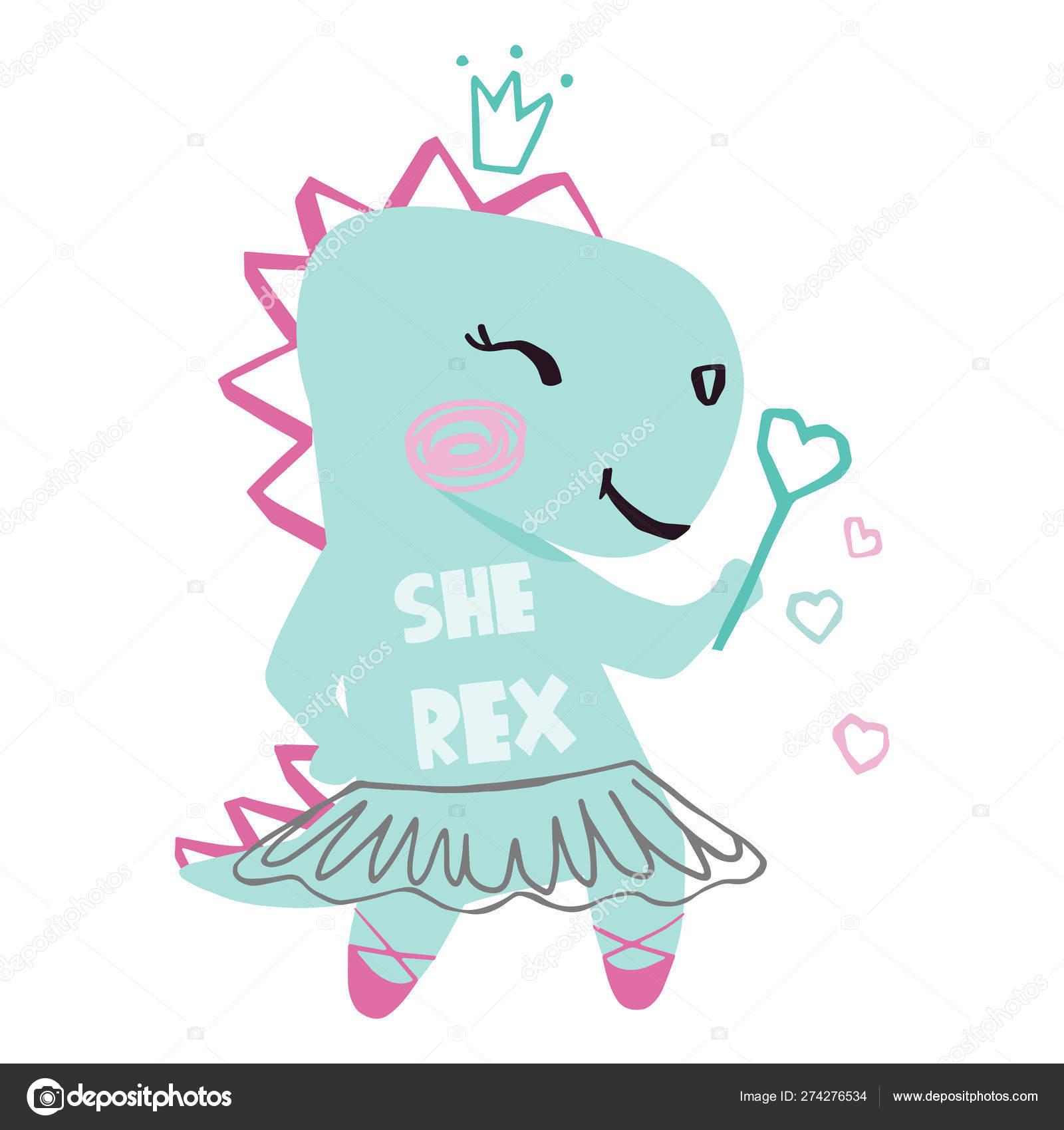 Vektorgrafiken Dinosaurier Ballerina Vektorbilder Dinosaurier Ballerina Depositphotos