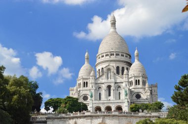 Basilica Sacré-Coeur, Montmartre, Paris, Fransa.