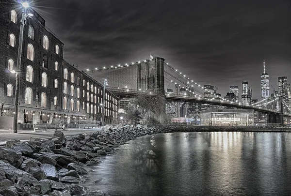 Ponte di Brooklyn. — Foto Stock