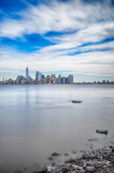 HDR view of Manhattan. — Stock Photo, Image