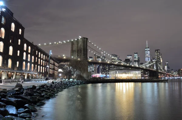 Brooklyn-híd, New York. — Stock Fotó