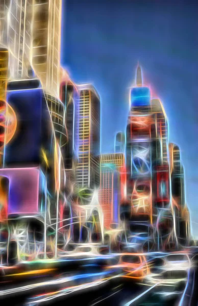 Times Square, New York City. — Stock Photo, Image