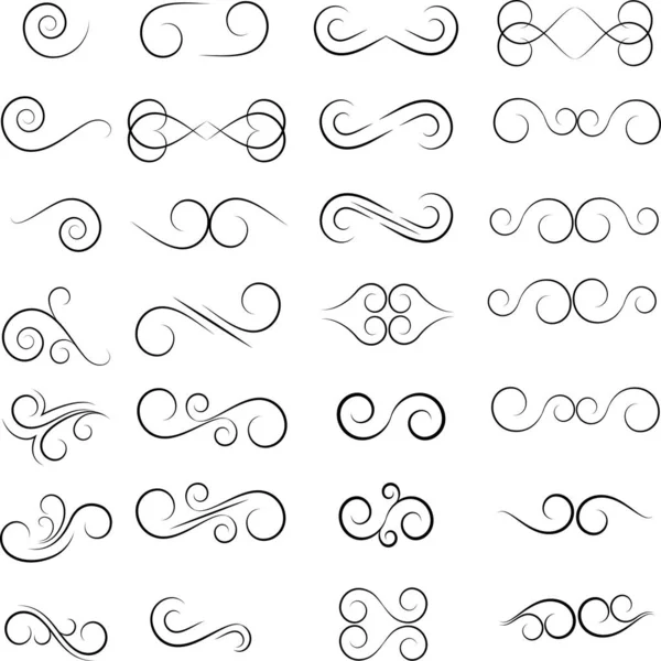 Abstraktes Design Dekoration Element Set — Stockvektor