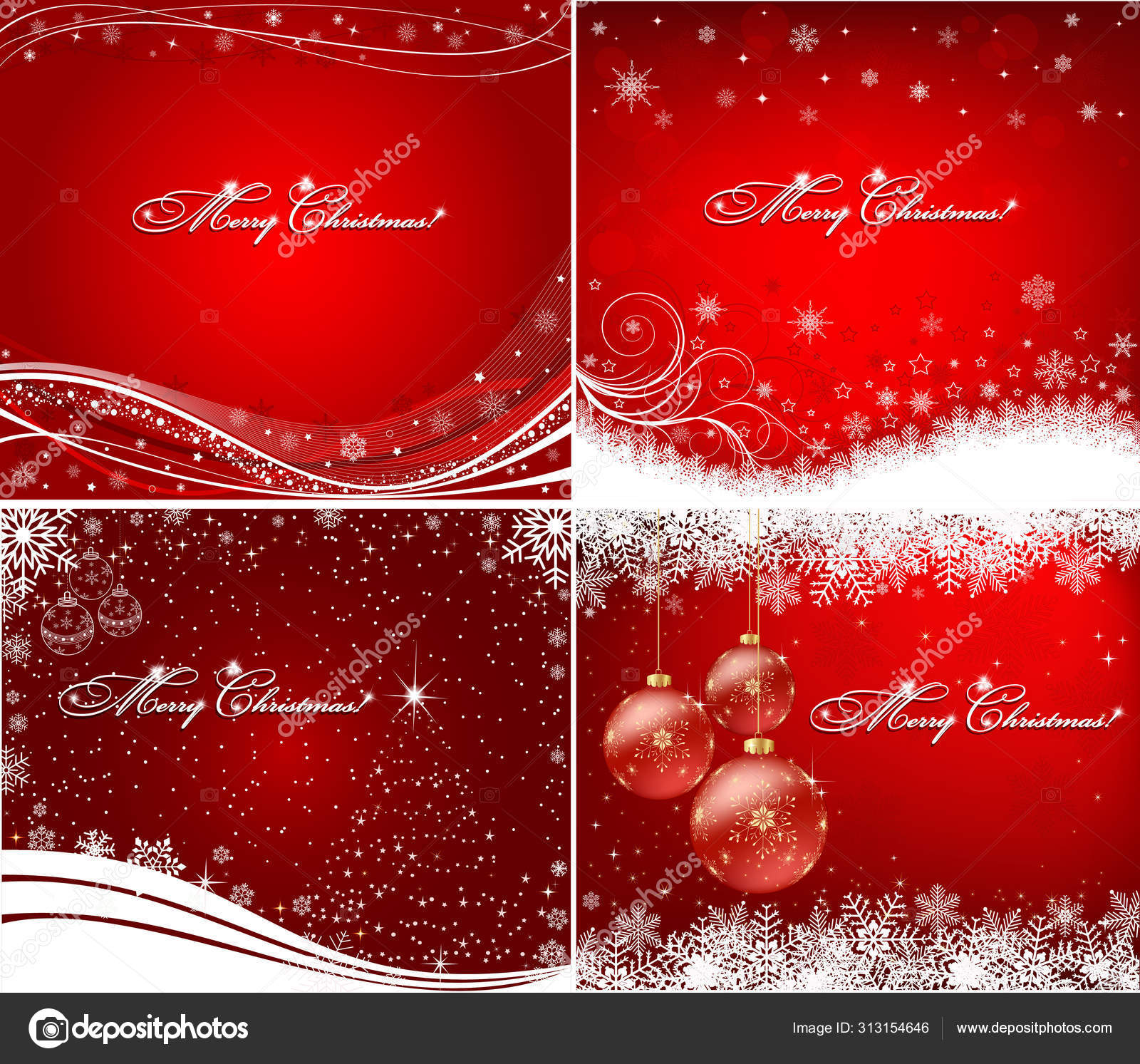 Christmas Design Card Art Vector Set Stock Vector Image by ©vanias