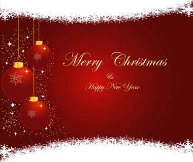 Vektör noel sınır tasarımı illüstrasyonu