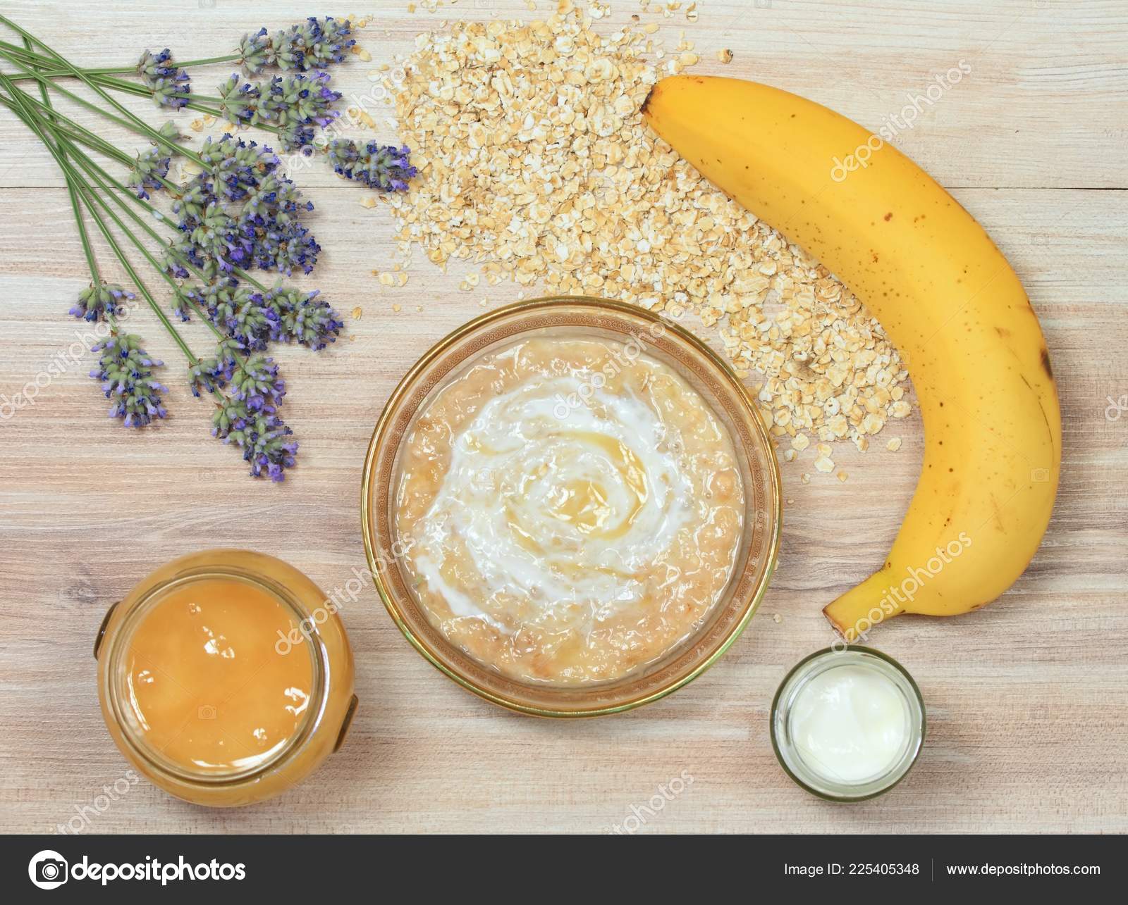 Face Mask Oatmeal Yogurt Banana Honey