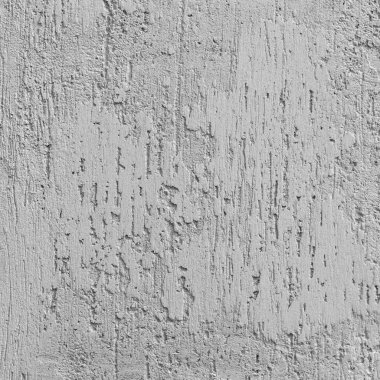 Parlak gri Grunge duvar sıva doku sıvalı, dikey doğal karalama Grungy gri kaba rustik dokulu arka plan, beton sıva desen ayrıntı, boş boş kopya alanı makro Closeup ayrıntılı