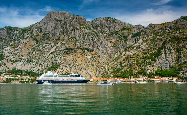 Kotor Montenegro Agosto 2019 Vista Sobre Histórica Cidade Velha Kotor — Fotografia de Stock