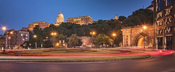 Vista Sobre Palácio Real Túnel Budapeste — Fotografia de Stock