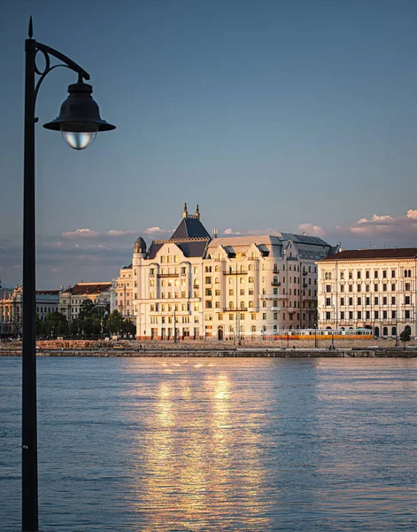 Budapest Hungary June 2020 View Riverbank Building Ministry Justice Budapest — Stock Photo, Image