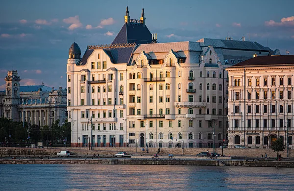 Budapest Hungary June 2020 View Riverbank Building Ministry Justice Budapest — стокове фото