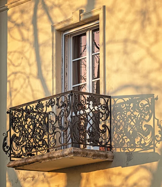 Budapeşte Macaristan Güzel Bir Balkon — Stok fotoğraf