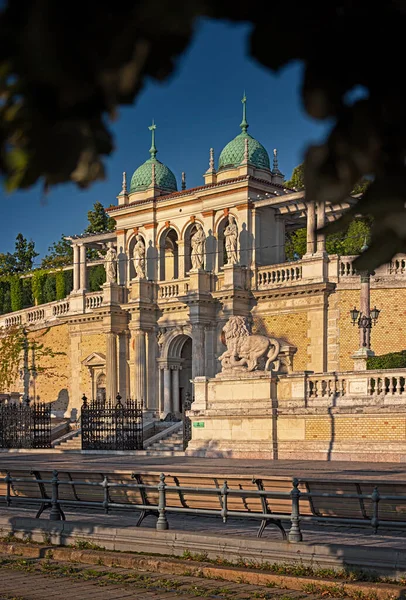 Varkert Bazaar Royal Palace Garden Pavilion Budapest Hungary — Stock Photo, Image