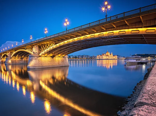 Margaret Bridge Budapest — Stock Photo, Image