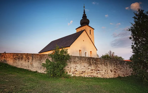 Medieval Protestant Church Balatonalmadi Hungary — Stock Photo, Image