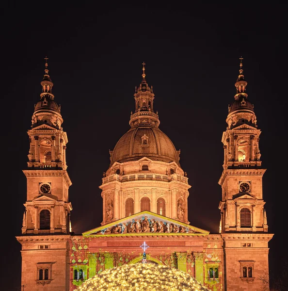 Budapest Hongarije December 2019 Kerstmarkt Boedapest Van Advent Tot Nieuwjaar — Stockfoto