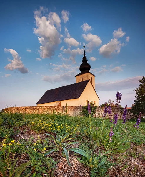 Balatonalmadi Hungary August 2020 Medieval Protestant Church Balatonalmadi Hungary August — Stock Photo, Image