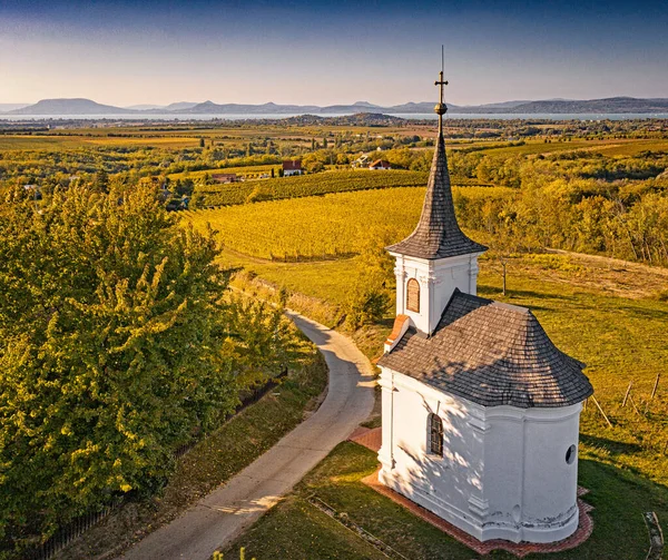 Macaristan Balatonlelle Küçük Bir Kilise — Stok fotoğraf