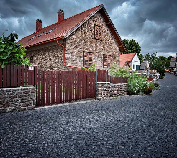Traditionelles Haus Der Altstadt Von Tihany Ungarn — Stockfoto