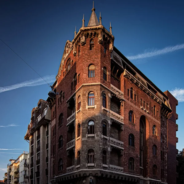 Budapest Ungheria Agosto 2020 Dimore Storiche Nel Centro Storico Budapest — Foto Stock