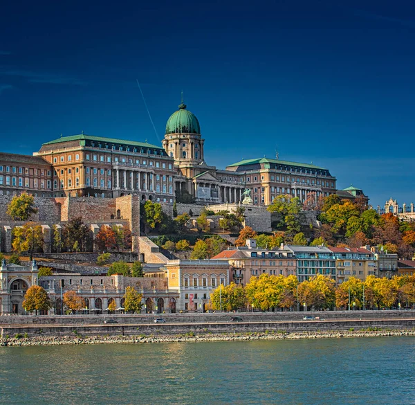 Utsikt Över Kungliga Slottet Buda Budapest Ungern — Stockfoto