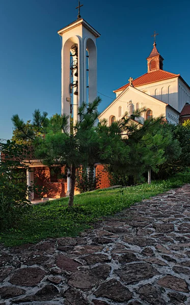 Schöner Tempel Auf Dem Hügel Balaton Fonyod Ungarn — Stockfoto