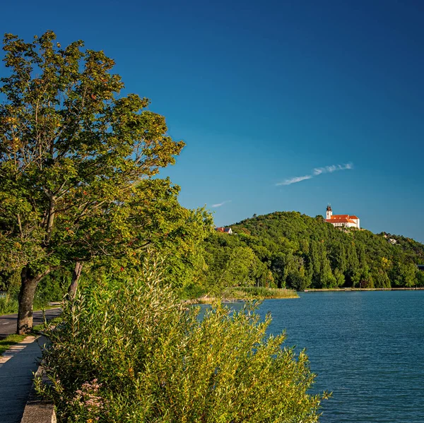 Знаменитое Тиханское Аббатство Озере Балатон Венгрия — стоковое фото
