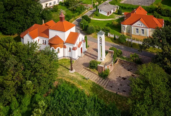 Bonito Templo Colina Fonyod Hungría — Foto de Stock