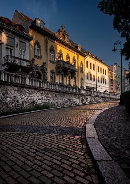 Budapest Hongrie Août 2020 Maisons Historiques Dans Vieille Ville Budapest — Photo